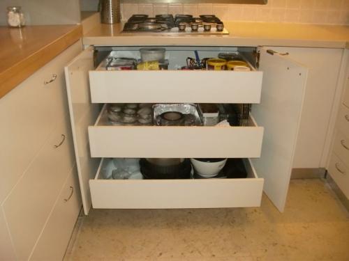 שדרוג מגירות מטבח